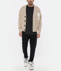 Maison Labiche Tee-shirt Popincourt Amour Coton Biologique Gris -Majestic Filatures shop mlabi look20220425 791 1