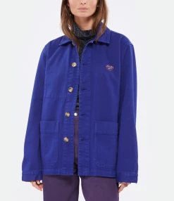 Maison Labiche Veste Sebasto Patch Cœur Coton Bleu Roi 7 Maison Labiche Veste Sebasto Patch Cœur Coton Bleu Roi -Majestic Filatures shop mlabi look20220922 329