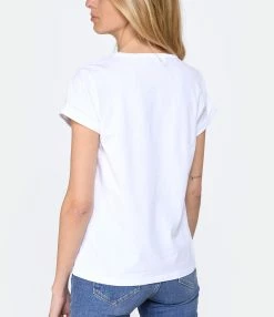 Maison Labiche Tee-shirt Poitou Amour Coton Bio Blanc -Majestic Filatures shop mlabi look20230215 73