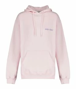 Maison Labiche Sweatshirt Réaumur Good VibesCoton Biologique Rose