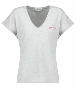 Maison Labiche Tee-shirt Chateau Good Vibes Coton Bio Gris