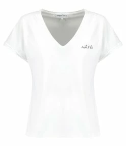 Maison Labiche Tee-shirt Chateau Nuit D'Ete Coton Bio Blanc