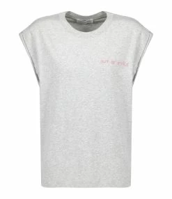 Maison Labiche Tee-shirt Sedaine Out Of Office Coton Bio Gris