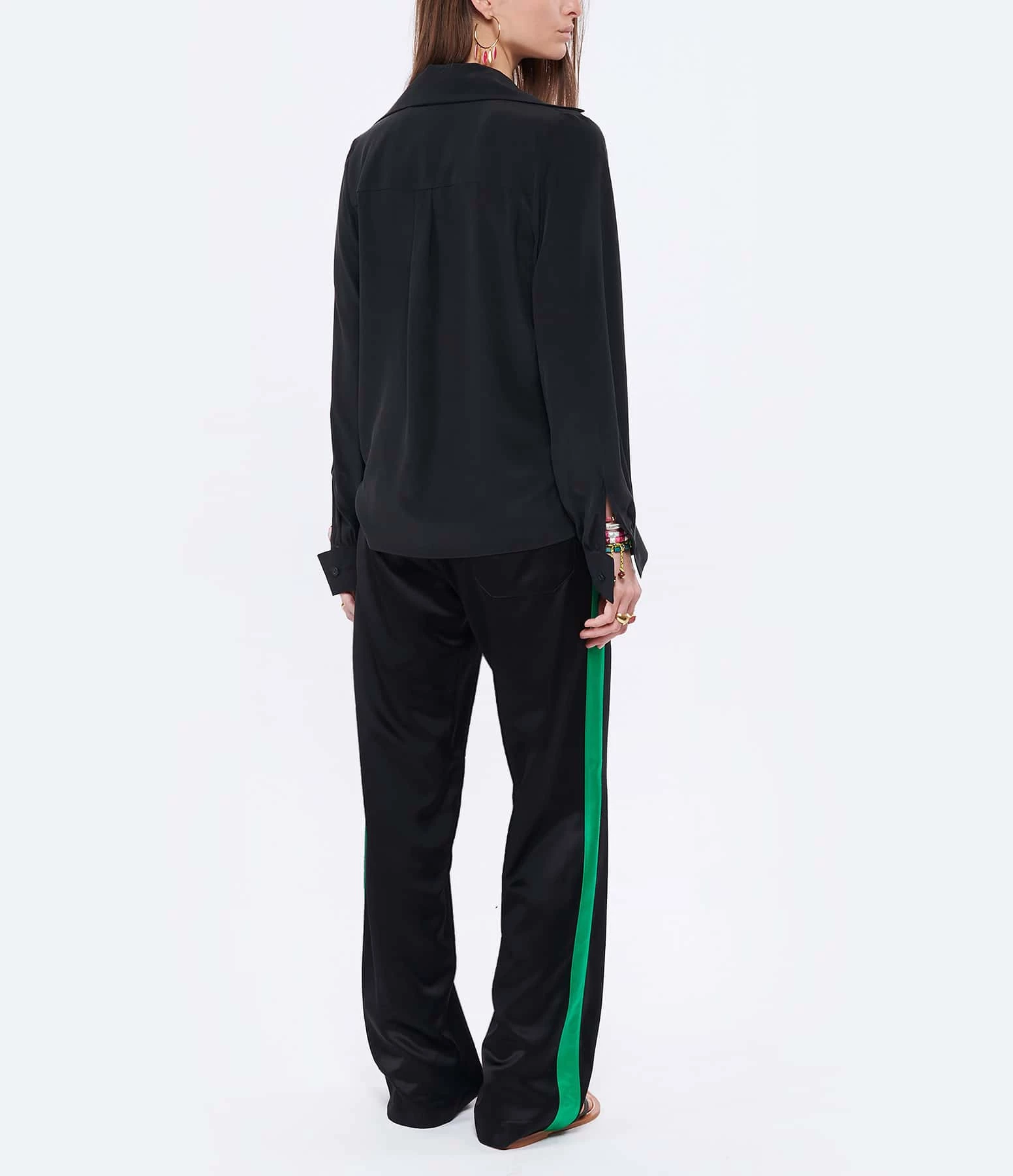 MARGAUX LONNBERG Chemise Alma Soie Noir 5 MARGAUX LONNBERG Chemise Alma Soie Noir – Image 5