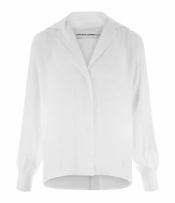 MARGAUX LONNBERG Chemise Alma Soie Blanc