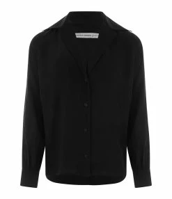 MARGAUX LONNBERG Chemise Alma Soie Noir