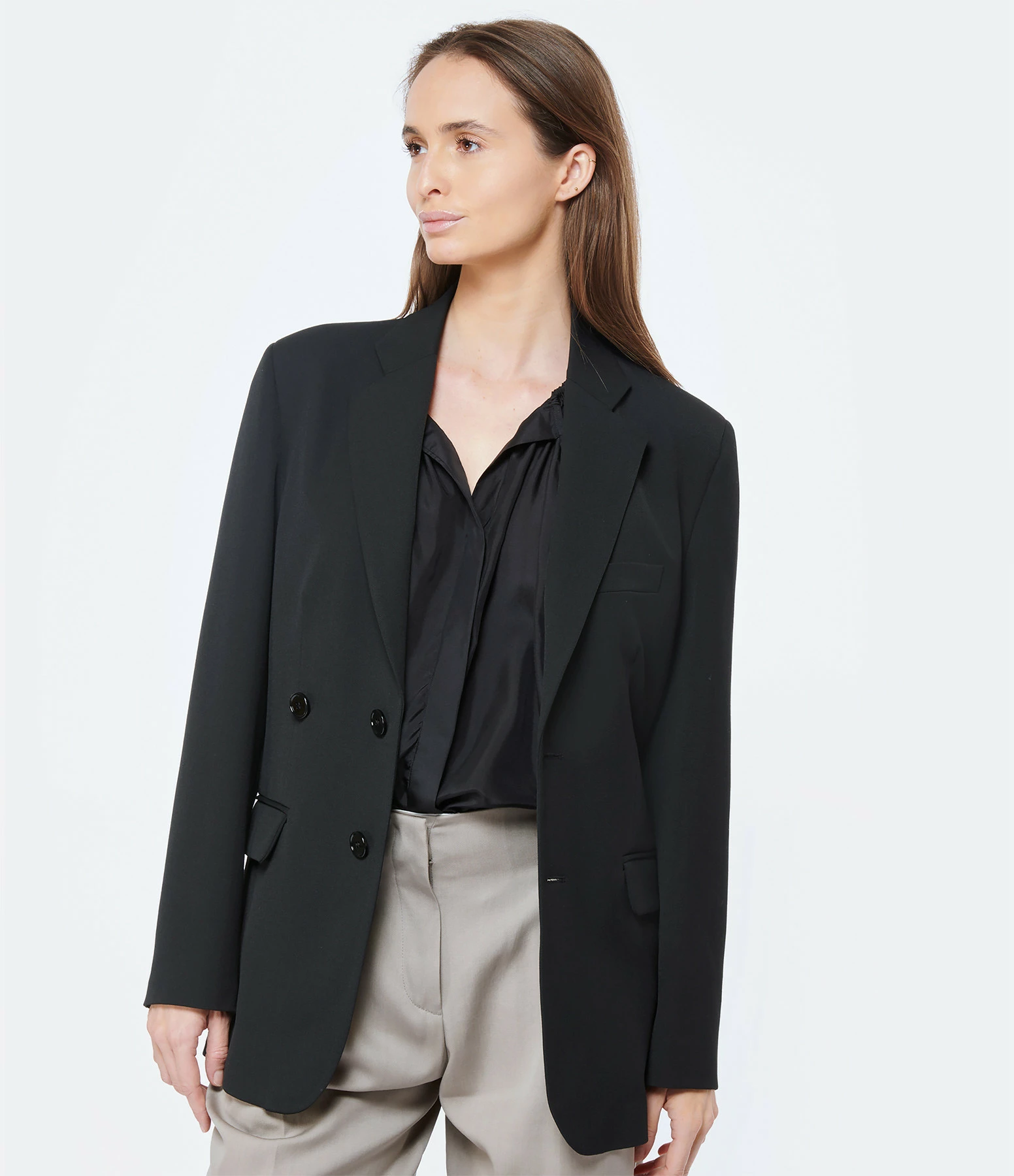 MM6 Maison Margiela Blazer Noir 3 MM6 Maison Margiela Blazer Noir – Image 3