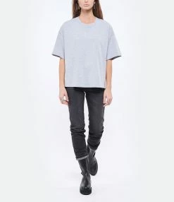 Modetrotter Tee-shirt Chris Coton Gris 8 Modetrotter Tee-shirt Chris Coton Gris -Majestic Filatures shop modet look20211013 74