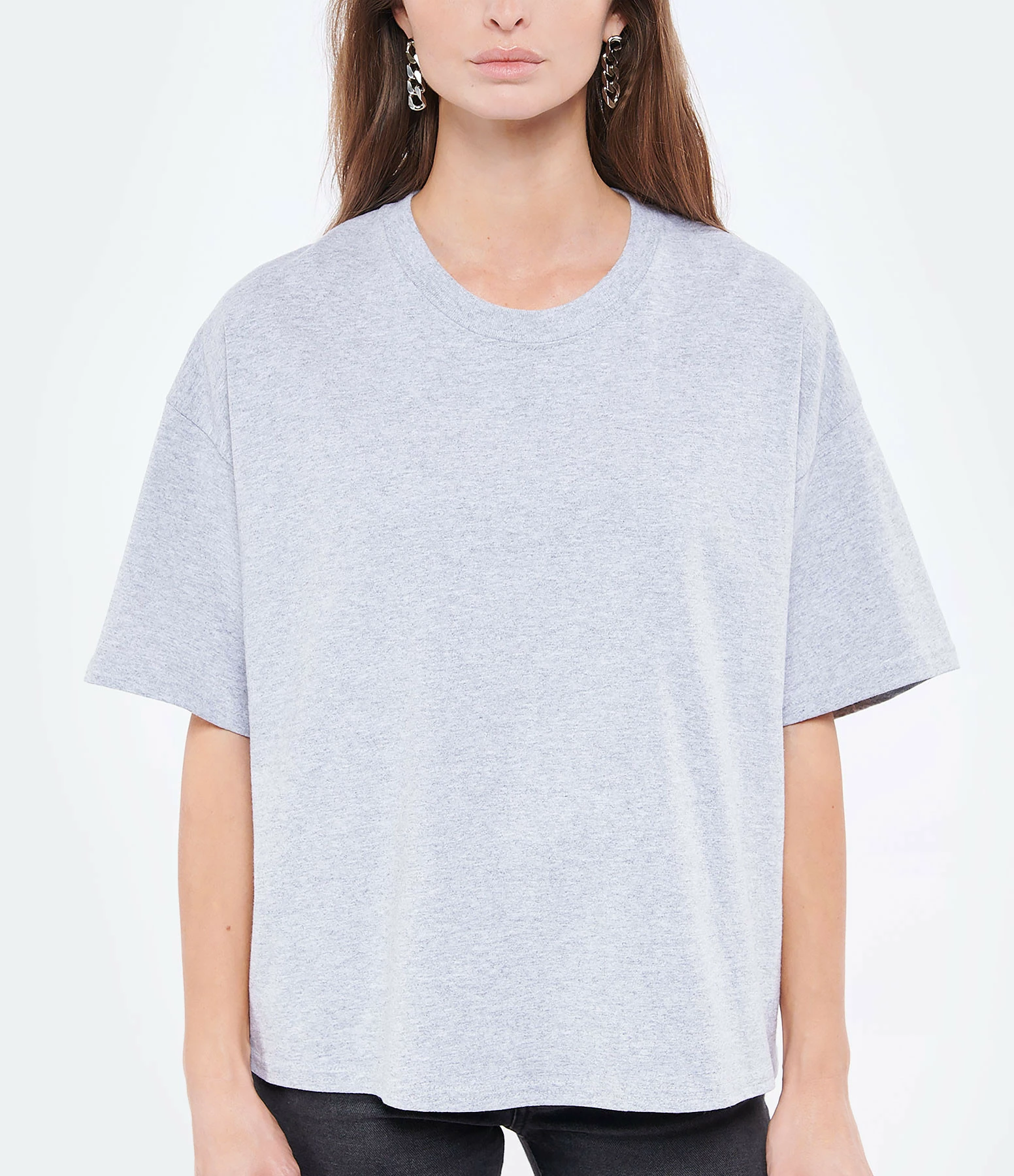 Modetrotter Tee-shirt Chris Coton Gris 3 Modetrotter Tee-shirt Chris Coton Gris – Image 3
