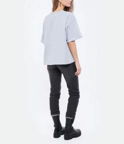 Modetrotter Tee-shirt Chris Coton Gris 9 Modetrotter Tee-shirt Chris Coton Gris -Majestic Filatures shop modet look20211013 78