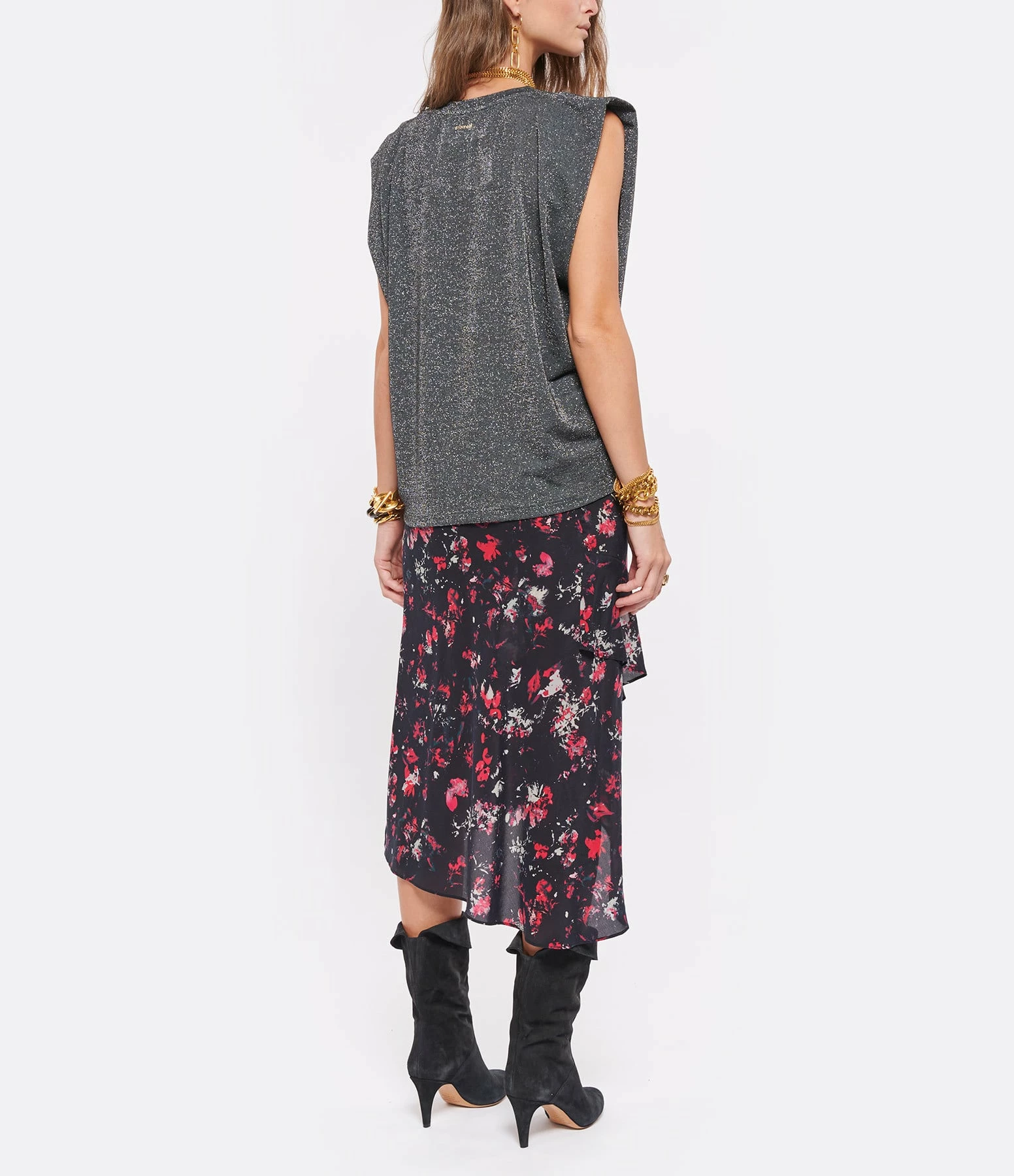 Momoni Tee-shirt Enna Gris 5 Momoni Tee-shirt Enna Gris – Image 5