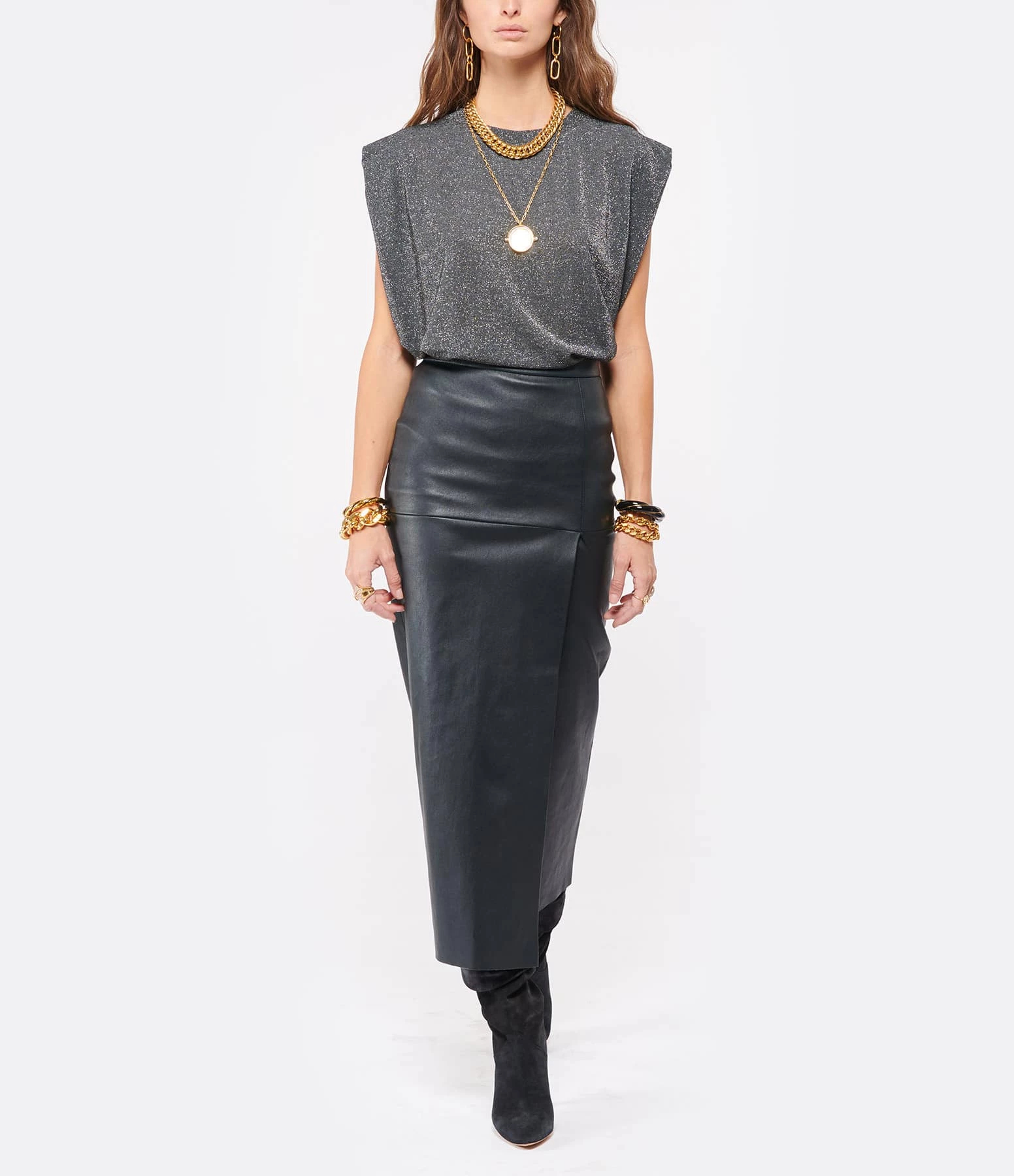 Momoni Tee-shirt Enna Gris 7 Momoni Tee-shirt Enna Gris – Image 7