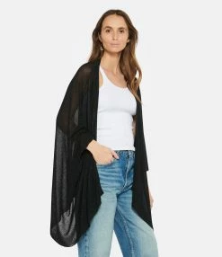 Momoni Gilet Divina Noir -Majestic Filatures shop momon look20230118 309