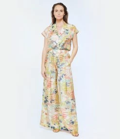 Momoni Chemise Agnes Soie Multicolore 11 Momoni Chemise Agnes Soie Multicolore -Majestic Filatures shop momon look20230131 274