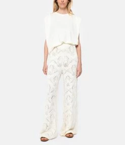 Momoni Tee-shirt Enna Lin Blanc 6 Momoni Tee-shirt Enna Lin Blanc -Majestic Filatures shop momon look20230222 80