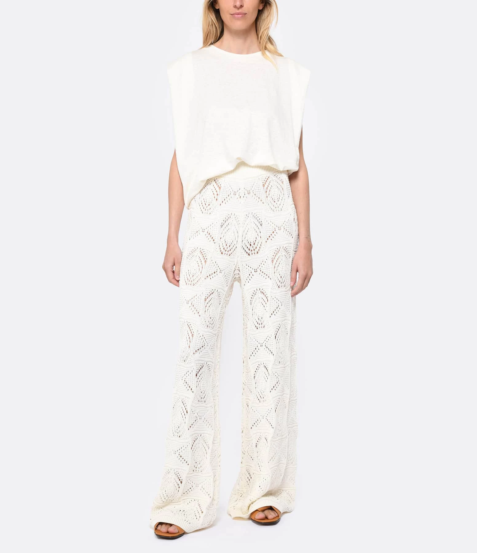 Momoni Tee-shirt Enna Lin Blanc 3 Momoni Tee-shirt Enna Lin Blanc – Image 3