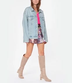 MOTHER Veste The Drop It Drifter Denim I Confess -Majestic Filatures shop mothe look20221011 312