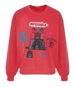 MOTHER Sweatshirt The Drop Square Coton Think Sideways