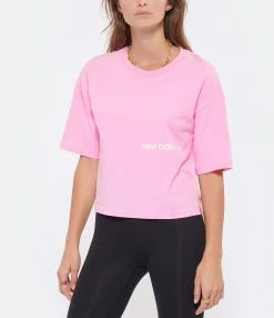 New Balance Tee-shirt NB Essentials Graphic Coton Orbit Pink 7 New Balance Tee-shirt NB Essentials Graphic Coton Orbit Pink -Majestic Filatures shop newbw look20220831 409