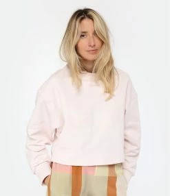 New Balance Sweatshirt NB Athletics Coton Rose Clair -Majestic Filatures shop newbw look20230117 439