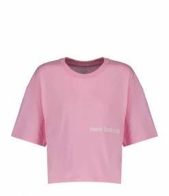 New Balance Tee-shirt NB Essentials Graphic Coton Orbit Pink