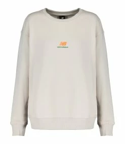 New Balance Sweatshirt NB Athletics Kim Van Vuuren Crew Coton Moonbeam