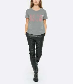 NEWTONE Tee-shirt Starlight 1970 Coton Gris -Majestic Filatures shop newto look20210929 331