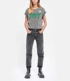 NEWTONE Tee-shirt Trucker Joy Coton Pepper 6 NEWTONE Tee-shirt Trucker Joy Coton Pepper -Majestic Filatures shop newto look20220810 493