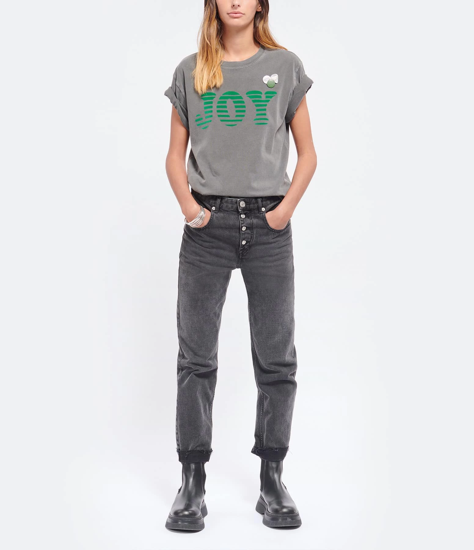 NEWTONE Tee-shirt Trucker Joy Coton Pepper 3 NEWTONE Tee-shirt Trucker Joy Coton Pepper – Image 3