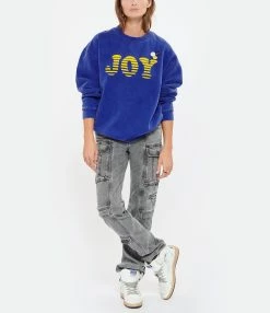 NEWTONE Sweatshirt Roller Joy Coton Bleu Royal -Majestic Filatures shop newto look20220914 147