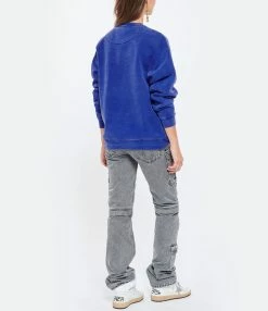 NEWTONE Sweatshirt Roller Joy Coton Bleu Royal -Majestic Filatures shop newto look20220914 150