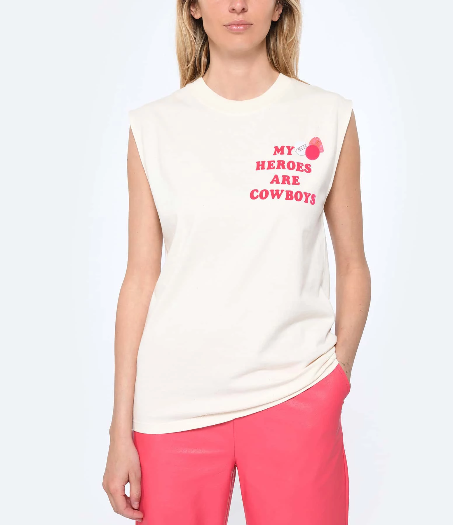 NEWTONE Tee-shirt Biker Cowboys Naturel 3 NEWTONE Tee-shirt Biker Cowboys Naturel – Image 3