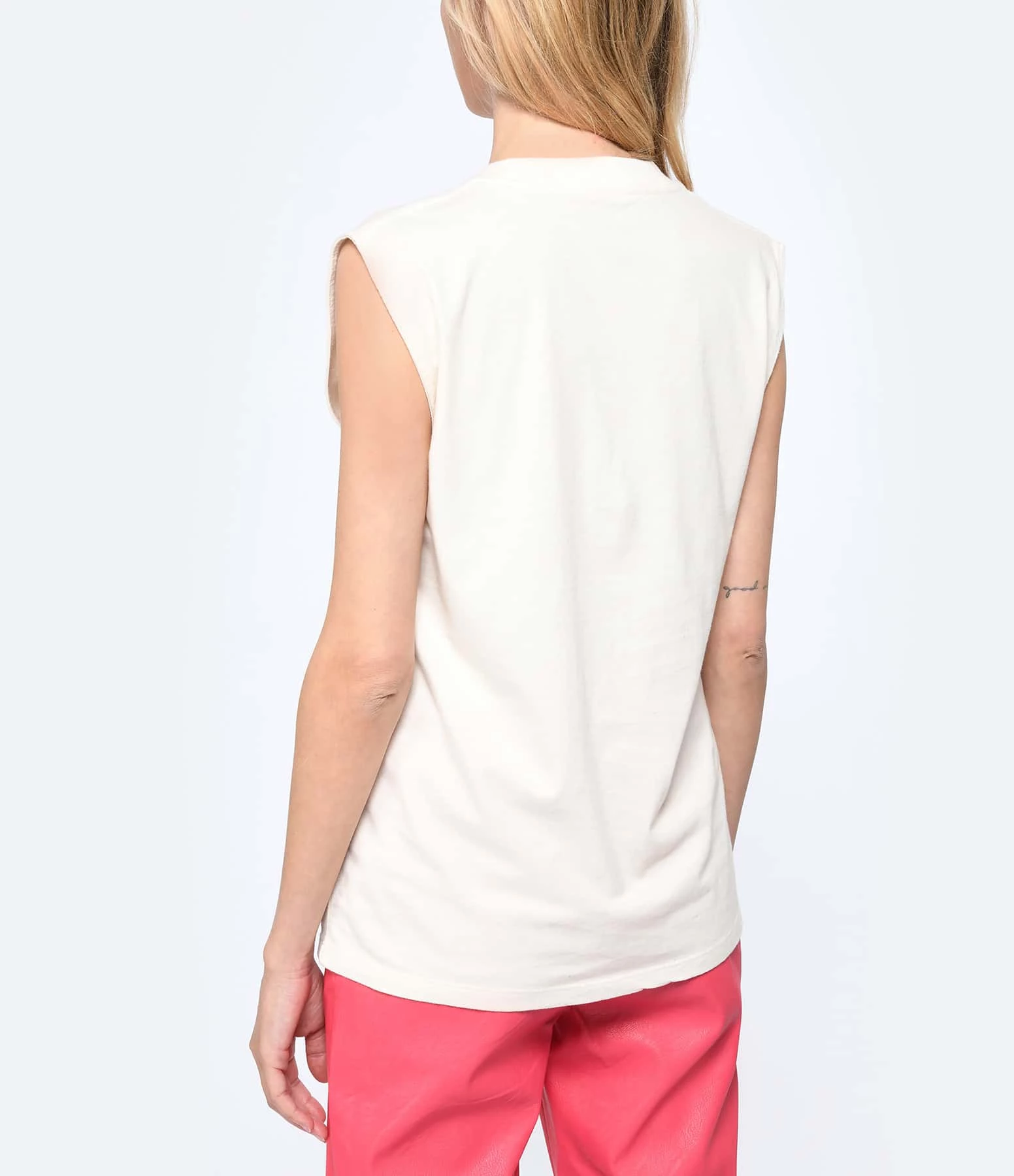 NEWTONE Tee-shirt Biker Cowboys Naturel 5 NEWTONE Tee-shirt Biker Cowboys Naturel – Image 5