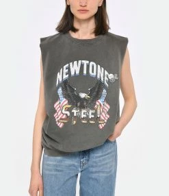 NEWTONE Tee-shirt Bolster Steel Pepper -Majestic Filatures shop newto look20230223 430