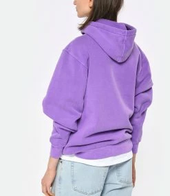 NEWTONE Sweatshirt Jagger Heat Coton Violet -Majestic Filatures shop newto look20230223 477