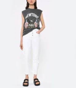 NEWTONE Tee-shirt Biker Steel Pepper 8 NEWTONE Tee-shirt Biker Steel Pepper -Majestic Filatures shop newto look20230223 487