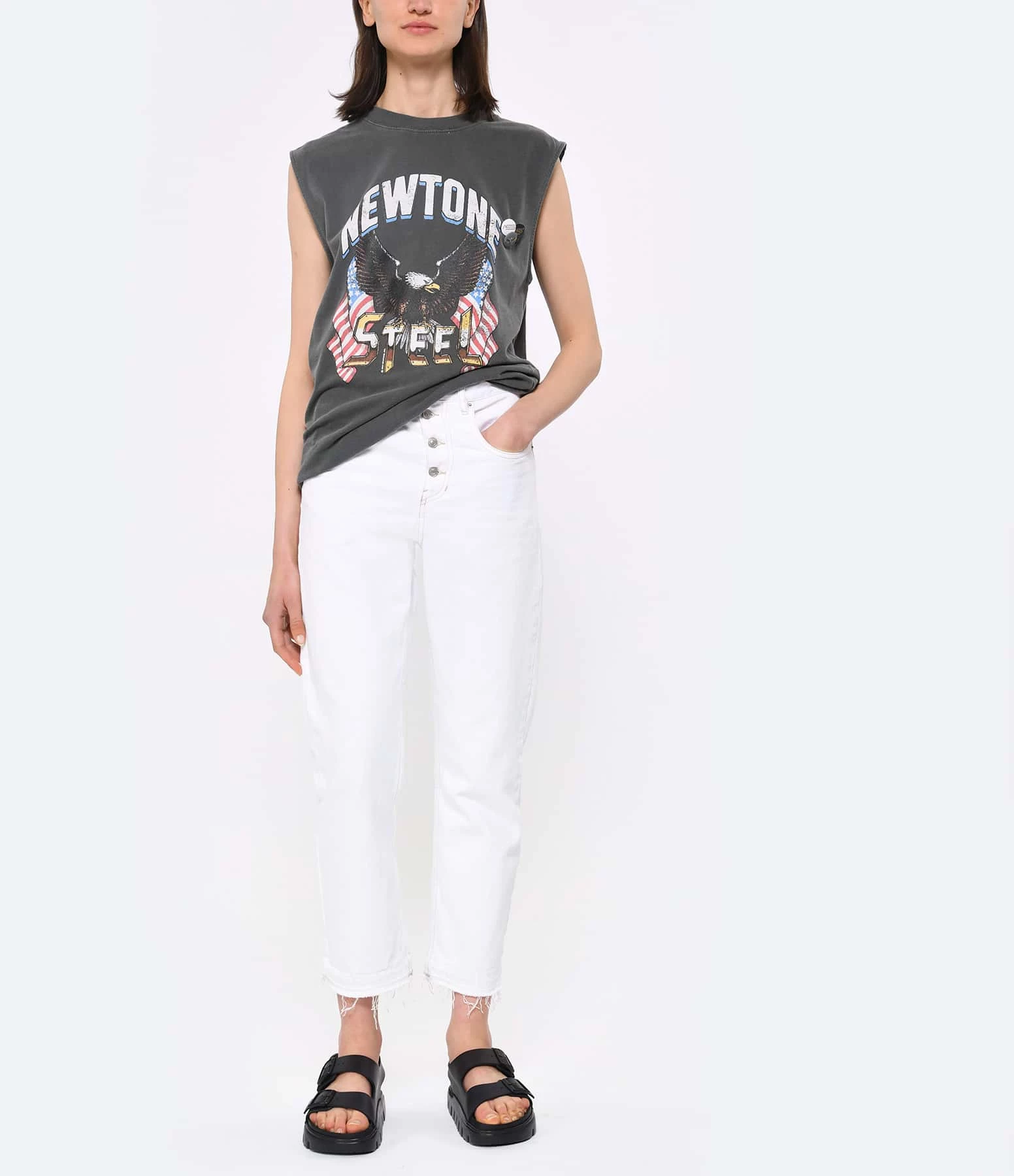 NEWTONE Tee-shirt Biker Steel Pepper 4 NEWTONE Tee-shirt Biker Steel Pepper – Image 4