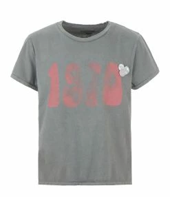 NEWTONE Tee-shirt Starlight 1970 Coton Gris