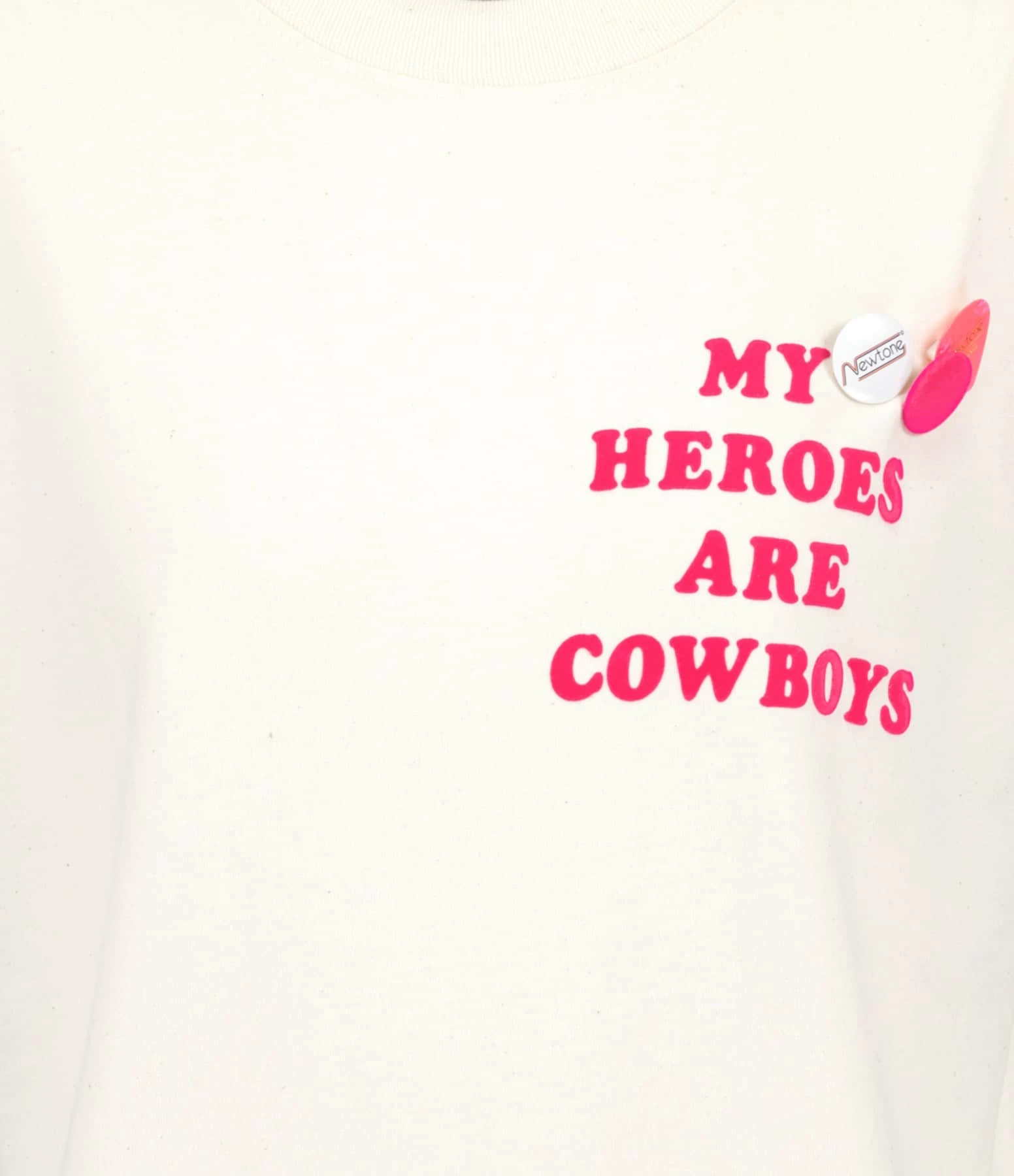 NEWTONE Tee-shirt Biker Cowboys Naturel 2 NEWTONE Tee-shirt Biker Cowboys Naturel – Image 2