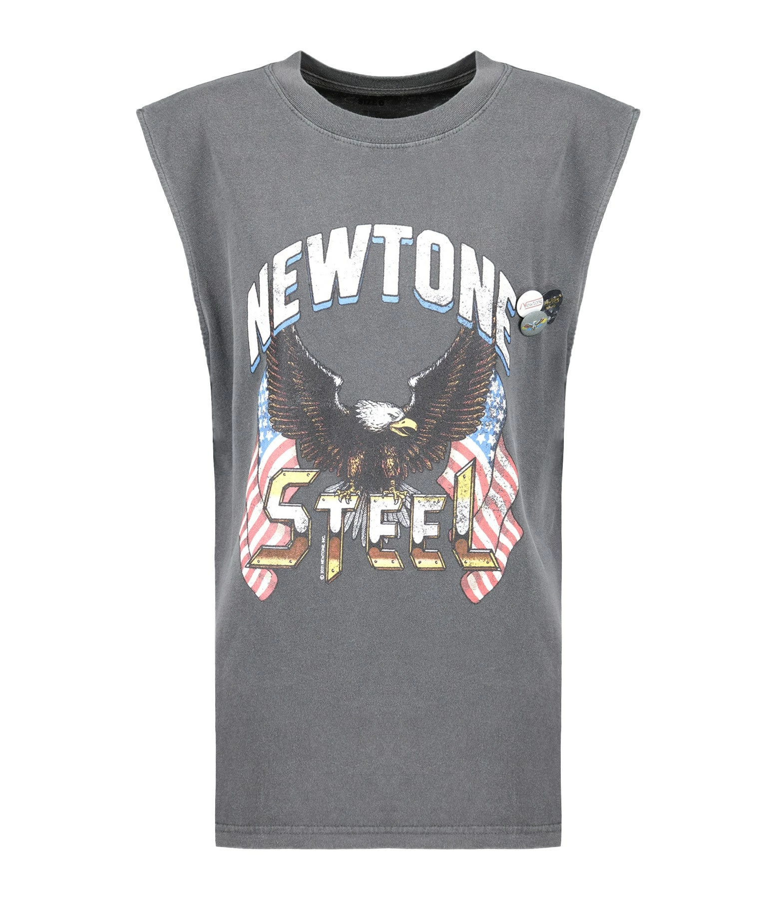 NEWTONE Tee-shirt Biker Steel Pepper 1 NEWTONE Tee-shirt Biker Steel Pepper