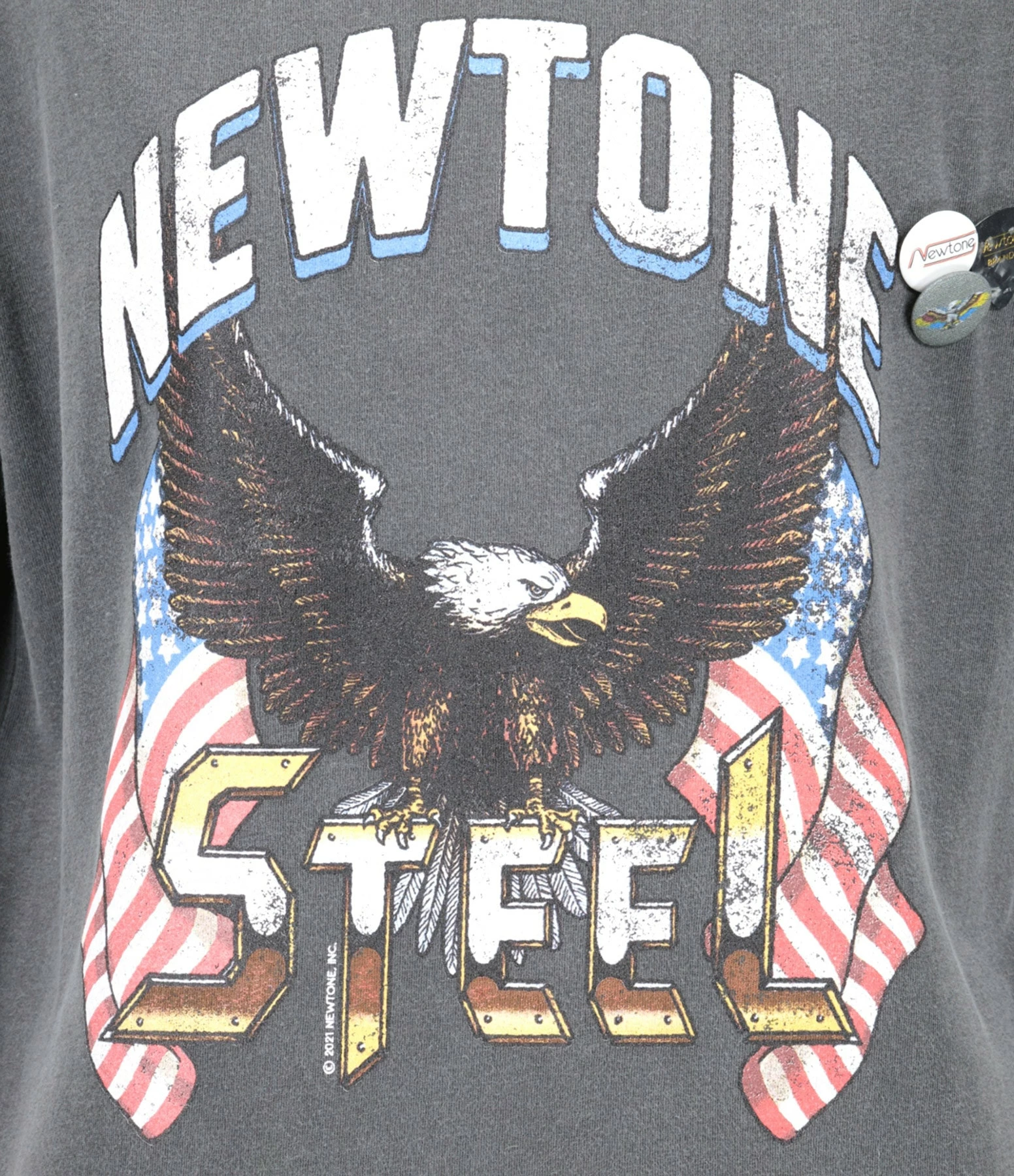 NEWTONE Tee-shirt Biker Steel Pepper 2 NEWTONE Tee-shirt Biker Steel Pepper – Image 2