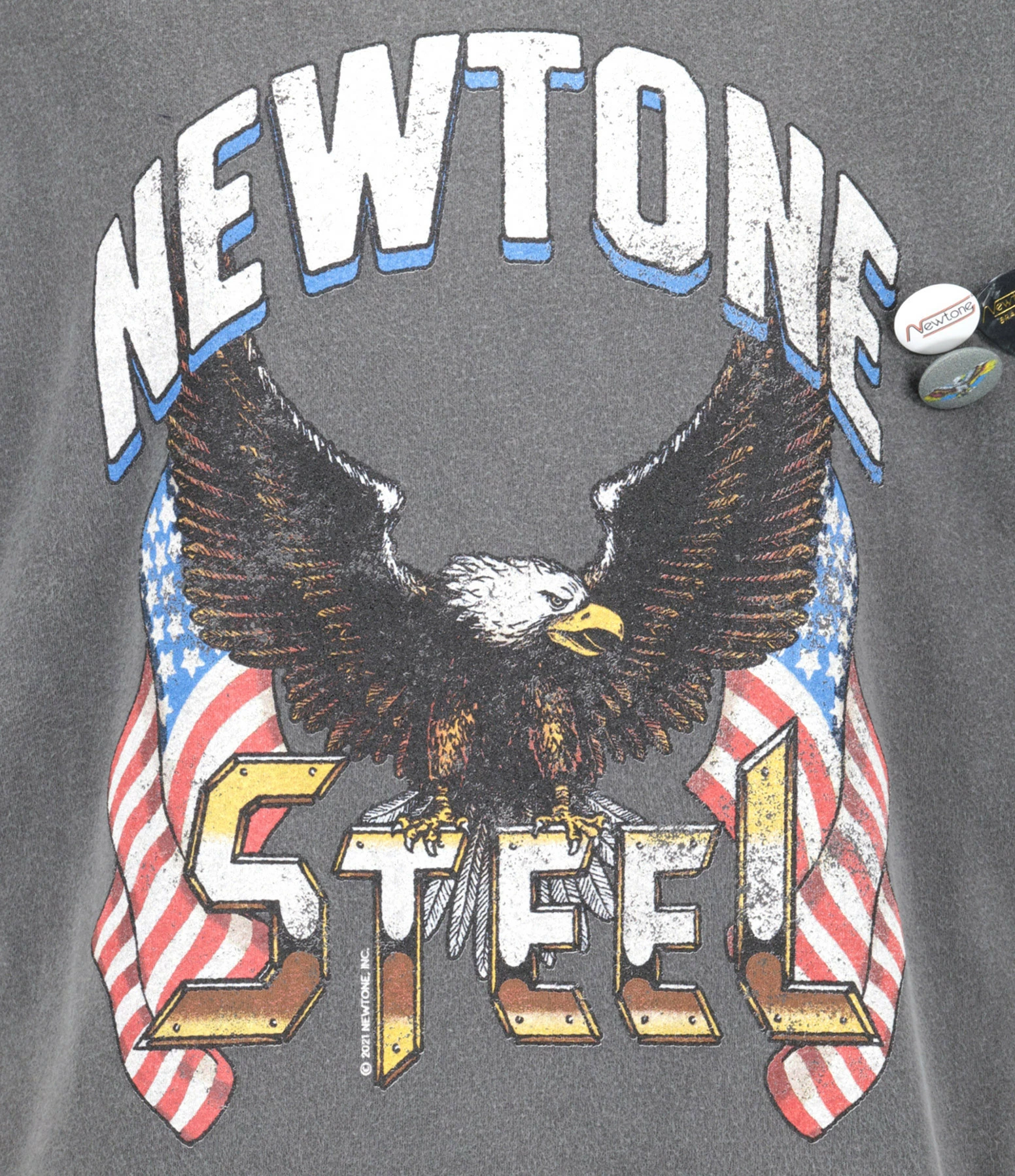 NEWTONE Tee-shirt Starlight Steel Pepper 2 NEWTONE Tee-shirt Starlight Steel Pepper – Image 2