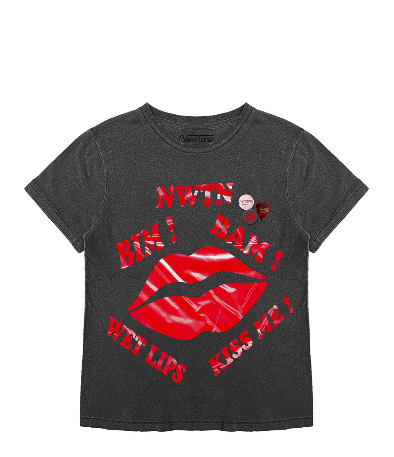 NEWTONE Tee-shirt Starlight Wet Lips Coton Pepper 1 NEWTONE Tee-shirt Starlight Wet Lips Coton Pepper
