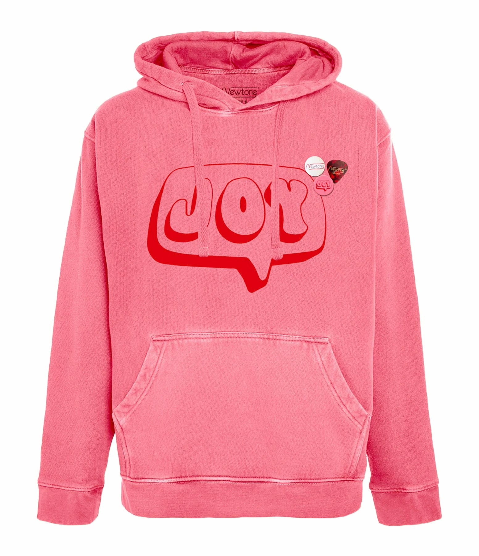 NEWTONE Sweatshirt Jagger Joy Coton Corail 1 NEWTONE Sweatshirt Jagger Joy Coton Corail