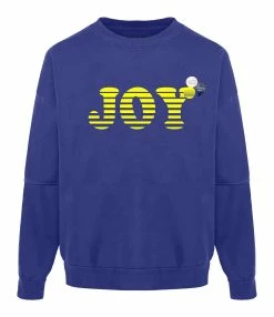 NEWTONE Sweatshirt Roller Joy Coton Bleu Royal