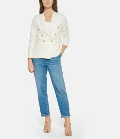 NILI LOTAN Veste Blazer Henry Lin Ivoire -Majestic Filatures shop nilil look20221115 244