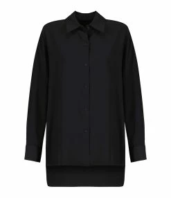 NILI LOTAN Chemise Julien Soie Noir