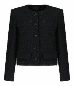 NILI LOTAN Veste Paige Coton Noir