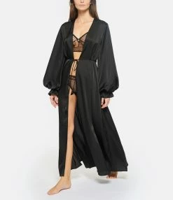 NINA DES CRIQUETS Kimono Andree Noir 6 NINA DES CRIQUETS Kimono Andree Noir -Majestic Filatures shop ninad look20221115 31