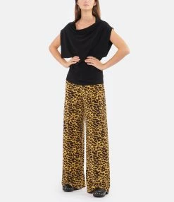 Norma Kamali Top Noir Manches Chauves Souris -Majestic Filatures shop norma look20220726 504